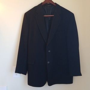 Jos. A. Bank Black Camelhair Jacket 46 reg